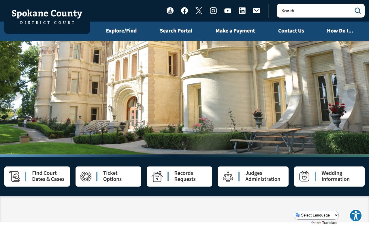 Spokane County Traffic Ticket Records Spokane County District Court image