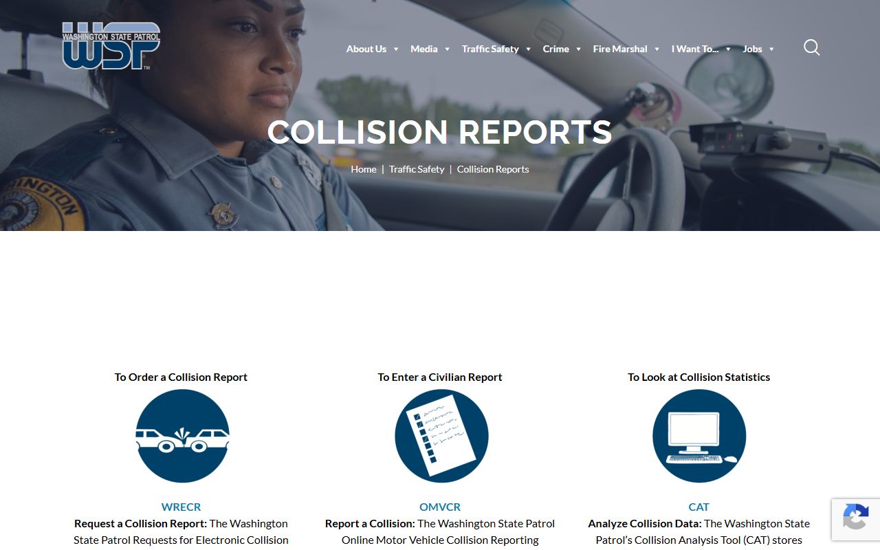 Washington Traffic Ticket Records Washington State Patrol collision records image